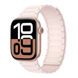 Magnetic Loop Strap for Apple Watch Bands 46mm 44mm 40mm 45mm 41mm 42mm Silicone Bracelet iWatch Series 12 11 10 9 SE Ultra 4 3