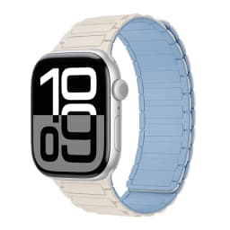 Magnetic Loop Strap for Apple Watch Bands 46mm 44mm 40mm 45mm 41mm 42mm Silicone Bracelet iWatch Series 12 11 10 9 SE Ultra 4 3