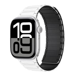 Magnetic Loop Strap for Apple Watch Bands 46mm 44mm 40mm 45mm 41mm 42mm Silicone Bracelet iWatch Series 12 11 10 9 SE Ultra 4 3