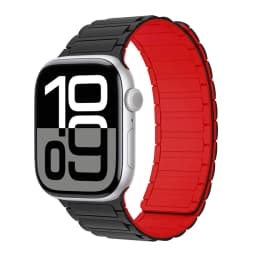Magnetic Loop Strap for Apple Watch Bands 46mm 44mm 40mm 45mm 41mm 42mm Silicone Bracelet iWatch Series 12 11 10 9 SE Ultra 4 3