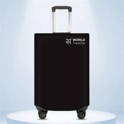 1PC 24/26/28/30inch Black Non-woven Luggage Protector Cover Trolley Suitcase Wear-resistant Anti-scratch Dustproof Luggage Cover