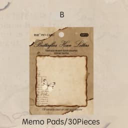 30pcs Retro Special Shape Note Paper DIY Scrapbooking Supplies Pack Decor Junk Journal Collage Album Material Paper Craft