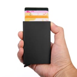 Rfid Smart Wallet Credit Card Holder Metal Thin Slim Men Women Wallet Pop Up Minimalist Small Cardholder Vallet Wallets for Men