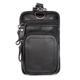 JOYIR Men's Leather Waist Bag Vintage Cowhide Leather Man Belt Pouch Casual Male Fanny Pack Waist Pack Phone Pouch New