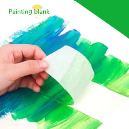 13M White Masking Tape 10mm-50mm Single Side Tape Oil Painting Art Painting Tape Watercolor Painting Tool Car Paintin