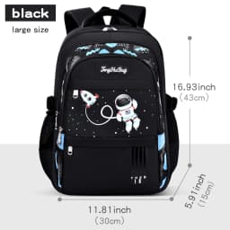 Elementary School Students Schoolbag Boys 1,2,3,4,5,6 Grades 6-12 Years Old Astronaut Shoulder Baglaptop Backpack Waterproof WEA