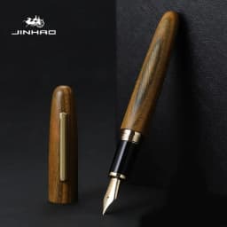 Jinhao 9056 Natural Wood Fountain Pen EF/M/F Extra Fine Nib Ink Pen Luxury Elegant Writing Pen Office School Supplies Stationery