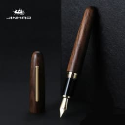 Jinhao 9056 Natural Wood Fountain Pen EF/M/F Extra Fine Nib Ink Pen Luxury Elegant Writing Pen Office School Supplies Stationery