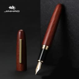 Jinhao 9056 Natural Wood Fountain Pen EF/M/F Extra Fine Nib Ink Pen Luxury Elegant Writing Pen Office School Supplies Stationery