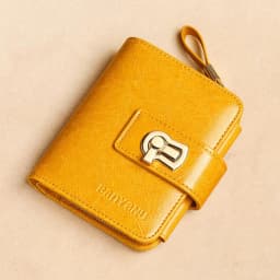 Fashion Women's Wallet Small Zipper Card Holder Coin Bag Large Capacity Cowhide Genuine Leather Purse for Girls Birthday Gifts