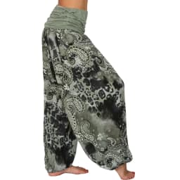 Women's S-5XL size Multi color digital printed long wide leg pants casual pants Harlan pants