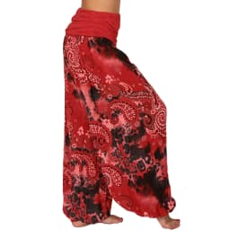 Women's S-5XL size Multi color digital printed long wide leg pants casual pants Harlan pants