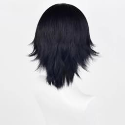 Amine Chrollo Lucilfer Cosplay Wigs 30cm Black Wig Heat Resistant Synthetic Hair Halloween Party Wigs