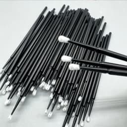100Pcs Eyelash Cleaning Brush Lash Extension Micro Cotton Swab Individual Eyelashes Microbrush Beauty Makeup Clean Remover Tools