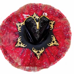 Black Red Professional Tutu La Esmeralda Performance Ballet Tutu Platter Pancake Tutu Dress Girls Kids Ballerina Party Costume