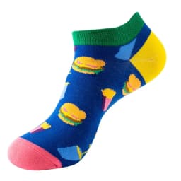 1 Pair Cotton Funny Cartoon Oil Painting Fruit Food Woman Short Happy Socks  Casual Breathable Ladies Girls Harajuku Ankle Sox