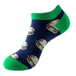 1 Pair Cotton Funny Cartoon Oil Painting Fruit Food Woman Short Happy Socks  Casual Breathable Ladies Girls Harajuku Ankle Sox