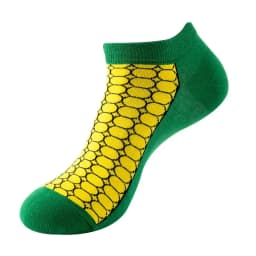 1 Pair Cotton Funny Cartoon Oil Painting Fruit Food Woman Short Happy Socks  Casual Breathable Ladies Girls Harajuku Ankle Sox
