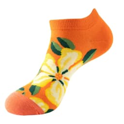 1 Pair Cotton Funny Cartoon Oil Painting Fruit Food Woman Short Happy Socks  Casual Breathable Ladies Girls Harajuku Ankle Sox