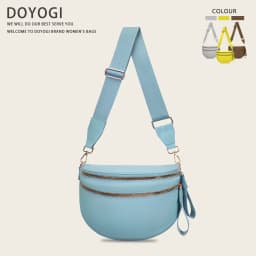 DOYOGI Black and White Checkered Spacious Bum Bag Crossbody Bags for Women Nylon Travel Essentials Mommy Bag Diaper Bag for Mom