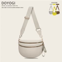 DOYOGI Black and White Checkered Spacious Bum Bag Crossbody Bags for Women Nylon Travel Essentials Mommy Bag Diaper Bag for Mom
