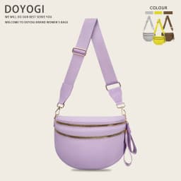 DOYOGI Black and White Checkered Spacious Bum Bag Crossbody Bags for Women Nylon Travel Essentials Mommy Bag Diaper Bag for Mom