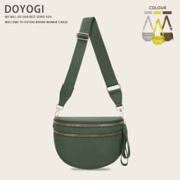 DOYOGI Black and White Checkered Spacious Bum Bag Crossbody Bags for Women Nylon Travel Essentials Mommy Bag Diaper Bag for Mom