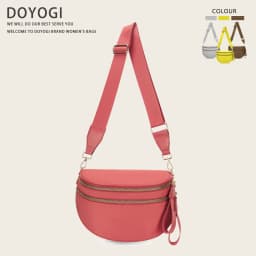 DOYOGI Black and White Checkered Spacious Bum Bag Crossbody Bags for Women Nylon Travel Essentials Mommy Bag Diaper Bag for Mom