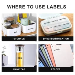 Niimbot B1/B21 white/transparent label sticker mini printer adhesive convenient thermal label printer waterproof and oil resista
