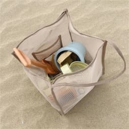 2024 New Styles Transparent Mesh Bag Fashionable Lightweight Versatile Portable Bag With Large Capacity Beach Mesh Shopping Bag