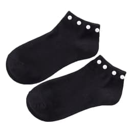 Women Socks Cotton Lovely Candy Color Imitation Pearl Women's Socks.Casual Ladies Girl's Short Female Socks Sox Hosiery