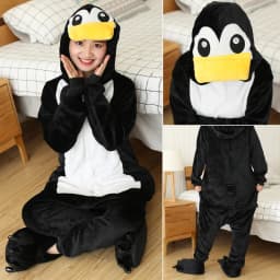 Kigurumi Unicorn Animal Pajamas Unisex Adults Frog Cartoon Onesies Pyjamas Halloween Christmas Family Party Homewear Costumes