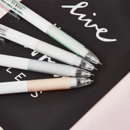 Mechanical Pencil 4 Colors Set 0.5/0.7MM Stationery School Supplies The Transparent Pen Clip Comes With An Eraser On The Top