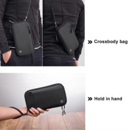 Travel Wallet Passport Card Holder Crossbody Shoulder Organizer Bag Abroad Ticket Document Protection Cover Hanging Neck Pouch