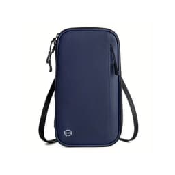 Travel Wallet Passport Card Holder Crossbody Shoulder Organizer Bag Abroad Ticket Document Protection Cover Hanging Neck Pouch