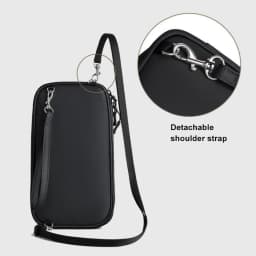 Travel Wallet Passport Card Holder Crossbody Shoulder Organizer Bag Abroad Ticket Document Protection Cover Hanging Neck Pouch