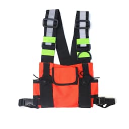 Functional Tactical Chest Rig Bag Unisex Hip Hop Vest Streetwear Bag Waist Pack Reflective walkie-talkie package Women Chest Bag