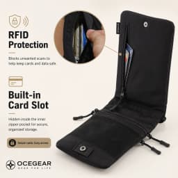 OCEGEAR Mini Crossbody Bag Men Women Casual Phone Bag Travel Small Shoulder Bag Male Light Sling Bag Chest Pack Messenger Bags