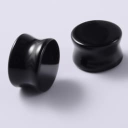 2PCS Heart Ear Plugs Natural Stone Ear Gauge Earring Flesh Tunnel Quartz Obsidian Opal Ears Expander Body Piercing 6-16mm