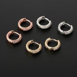 New Fashion Dazzling Hoop Earrings Golden Crystal Stud Huggies Luxury Charming Earring Piercing Jewelry For Women Gifts