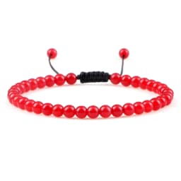Adjustable Mini Natural Stone Lava Tiger Eye Beaded Bracelets & Bangle for Women Men Chakra Beads Braided Bracelet Charm Jewelry