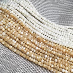 Natural Shell Beading Round Mother of Pearl Loose Beads Isolation Beads for Jewelry Making DIY for Bracelet Necklace Accessories