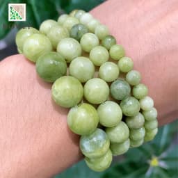 Natural Stone Beads Lemon Green Jaspers Round Beads for Jewelry Making Diy Bracelet Necklace Earrings 15" Strand 4/6/8/10/12mm