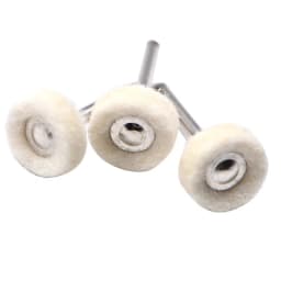 10Pcs/bag Dental Polishing Wheel Wool Cotton Polishing Teeth Polisher Brushes Polishers for Low Speed Contra Angle Handpiece