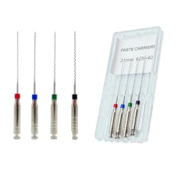 5Box AG Dental Paste Carriers Root Filler Lentulo 21mm 25mm Assorted #25-40 Endodontics files Dental Instruments Channel Spiral