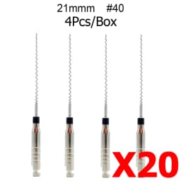 AG 20Box 21/25mm Dental Lentulo Paste Carriers Endodontic Reamers Drill Burs Endo Files Dentist Materials Instrument