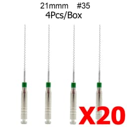 AG 20Box 21/25mm Dental Lentulo Paste Carriers Endodontic Reamers Drill Burs Endo Files Dentist Materials Instrument