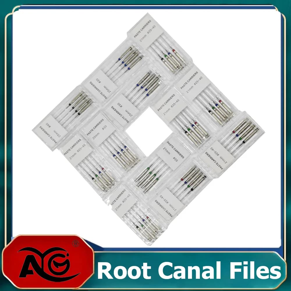AG 20Box 21/25mm Dental Lentulo Paste Carriers Endodontic Reamers Drill Burs Endo Files Dentist Materials Instrument