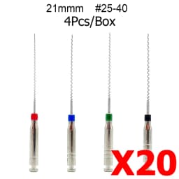 AG 20Box 21/25mm Dental Lentulo Paste Carriers Endodontic Reamers Drill Burs Endo Files Dentist Materials Instrument
