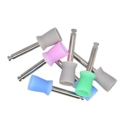 100pcs/box Dental Polishing Cup Latch Type Rubber Tooth Polish Polishing Brush Prophy Cup for Low Speed Handpiece Oral Hygiene